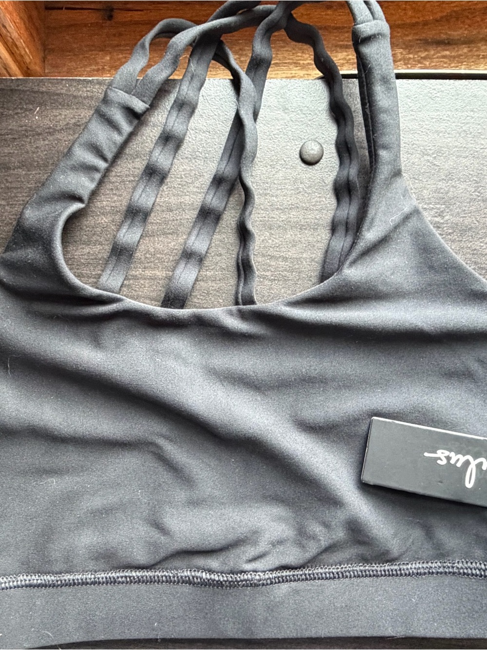 Lulu's Black Multi-Strap Sports Bralette